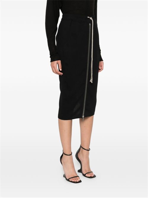 Skirt with zipper RICK OWENS | RP01F6375WT09